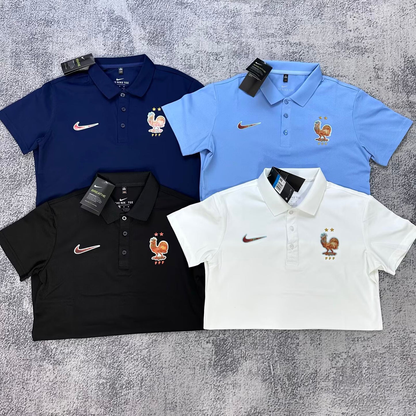 Argentina POLO T-shirt Black Grey White Blue Jersey