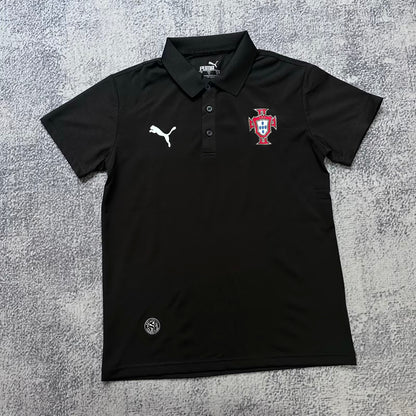 Portugal POLO T-shirt Black Grey White Blue Jersey