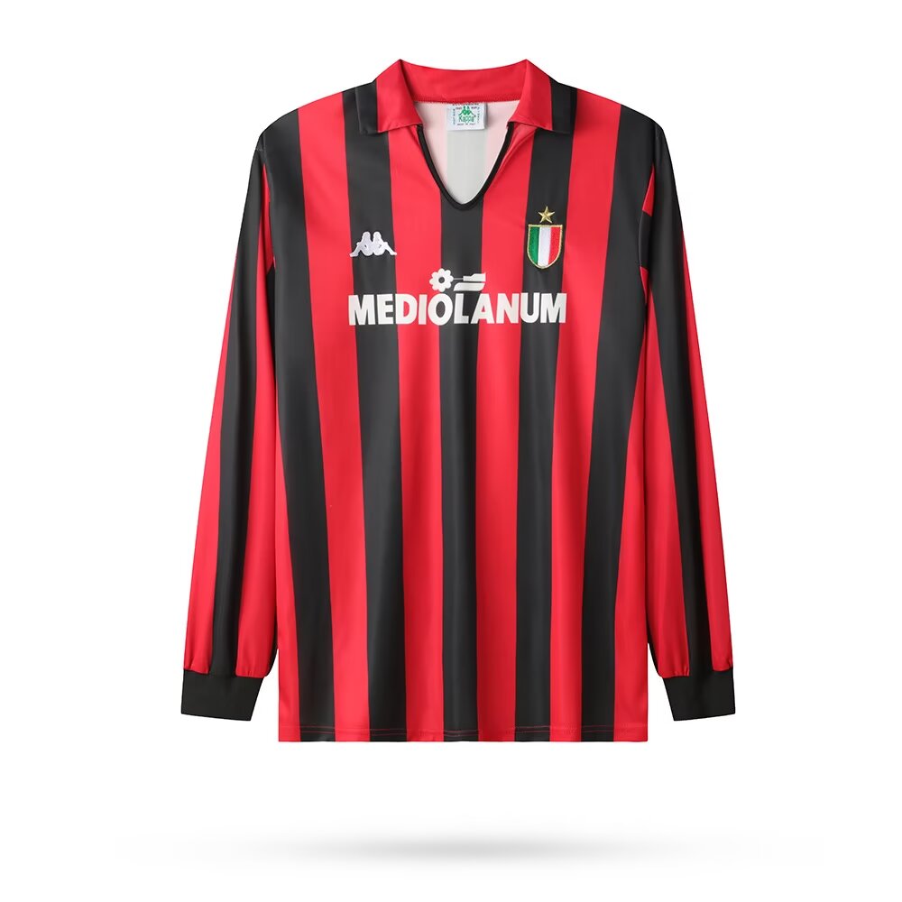 Retro AC Milan 1988/1989 Home Football Jersey