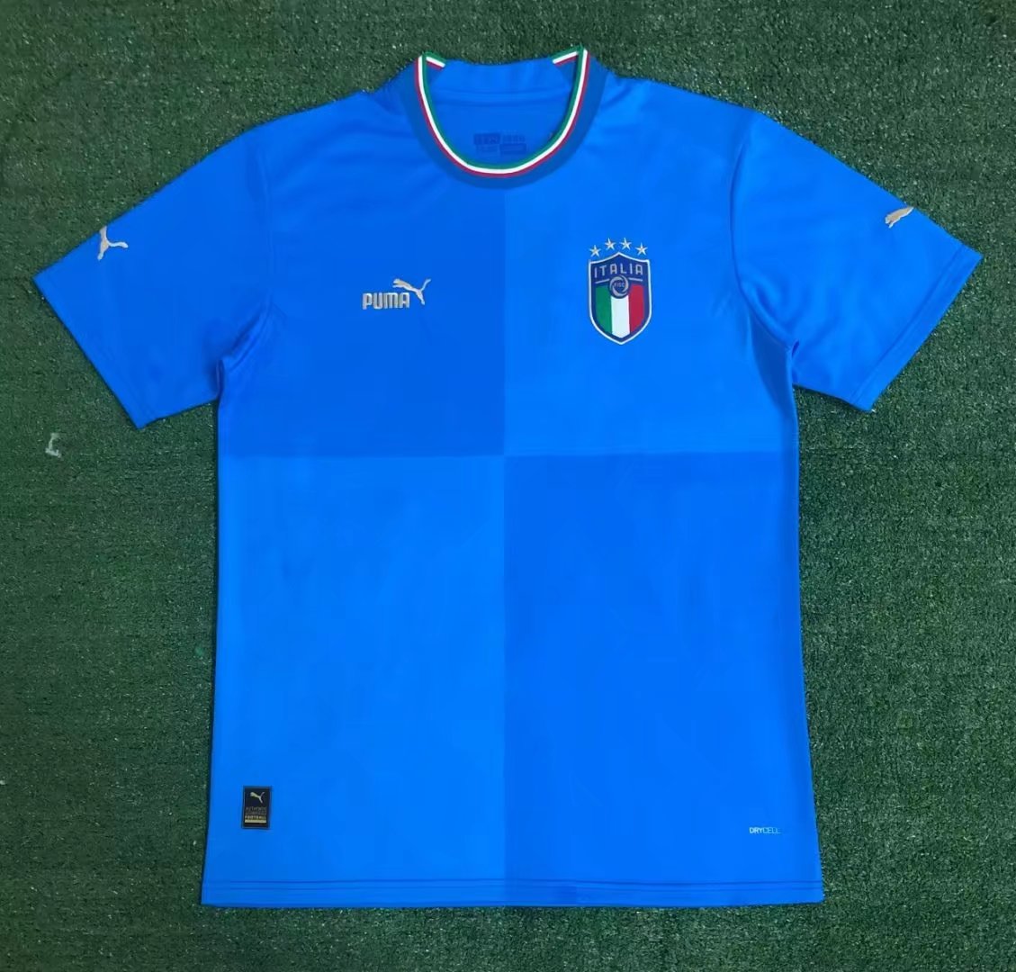 Italy 2022/2023 Home Fan Version Football Jersey