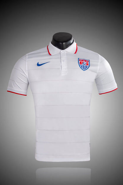 Retro USA 2014 Home Fan Version Football Jersey