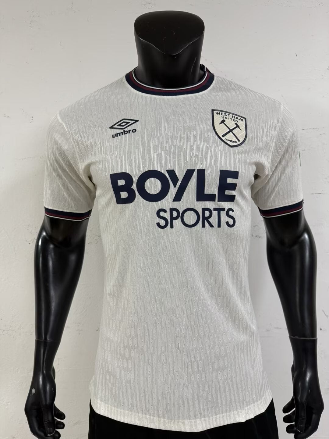 West Ham United 2025/2026 Away Player Version Football Jersey