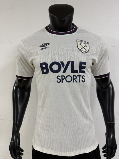 West Ham United 2025/2026 Away Player Version Football Jersey