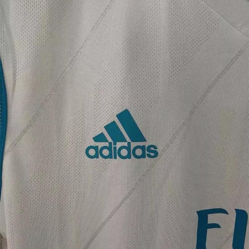 Retro Real Madrid 2017/2018 Home Player Version Football Jersey