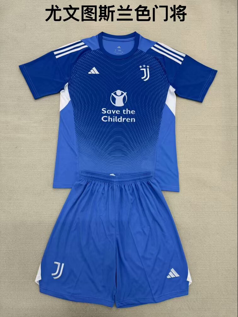 Juventus 2025/2026 Kids Goalkeeper Fan Version Football Jersey