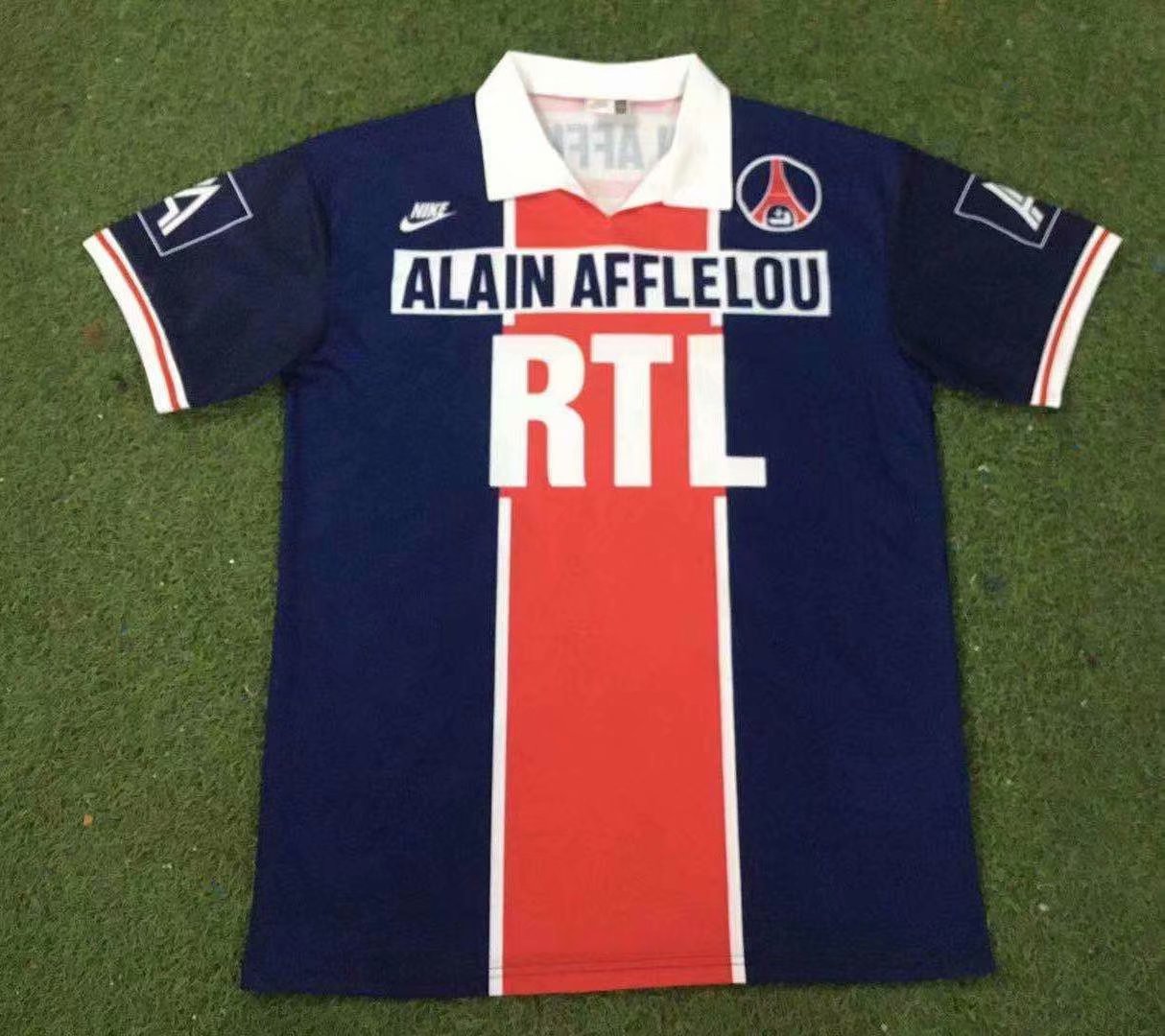 Retro PSG Paris 1990/1991 Home Fan Version Football Jersey