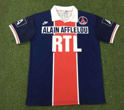 Retro PSG Paris 1990/1991 Home Fan Version Football Jersey