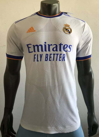 Real Madrid 2021/2022 Home Player Version Football Jersey