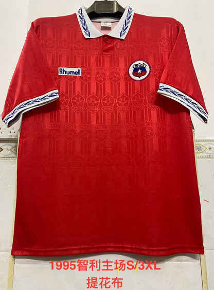 Retro Chile 1995 Home Fan Version Football Jersey