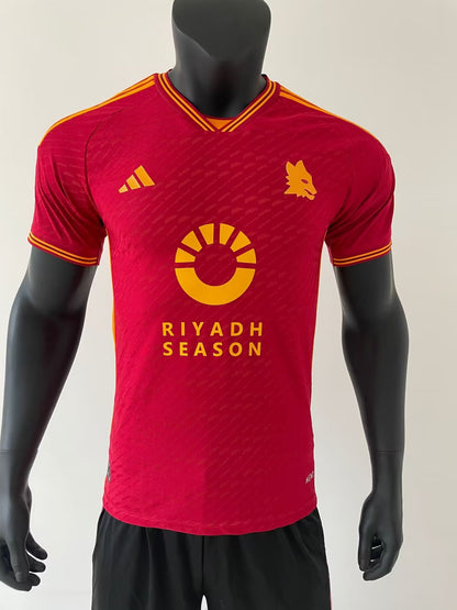 AS Roma 2023/2024 Home Player Version Football Jersey