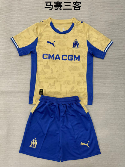 Kids jerseys 2025/2026 Kids Third Away Fan Version Football Jersey