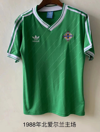 Retro Northern Ireland 1988 Home Football Jersey