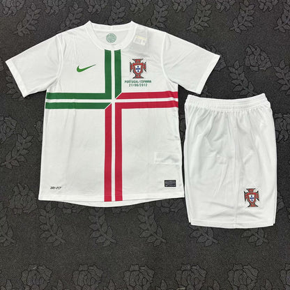 Retro Portugal 2012 Away Fan Version Football Jersey