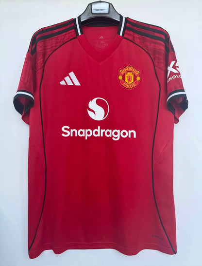 Manchester United 2025/2026 Home Fan Version Football Jersey