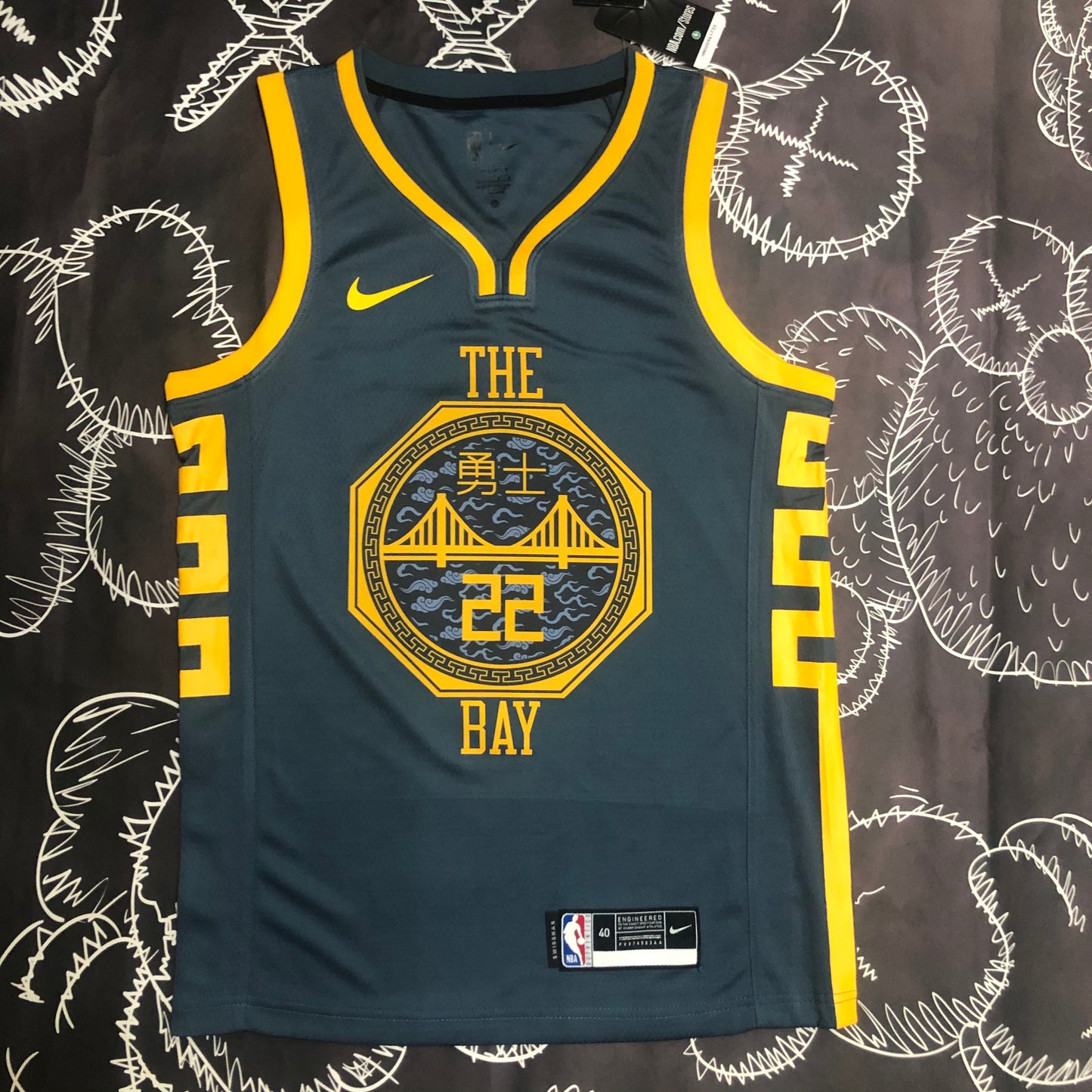Retro Golden State Warriors 2018 Football Jersey