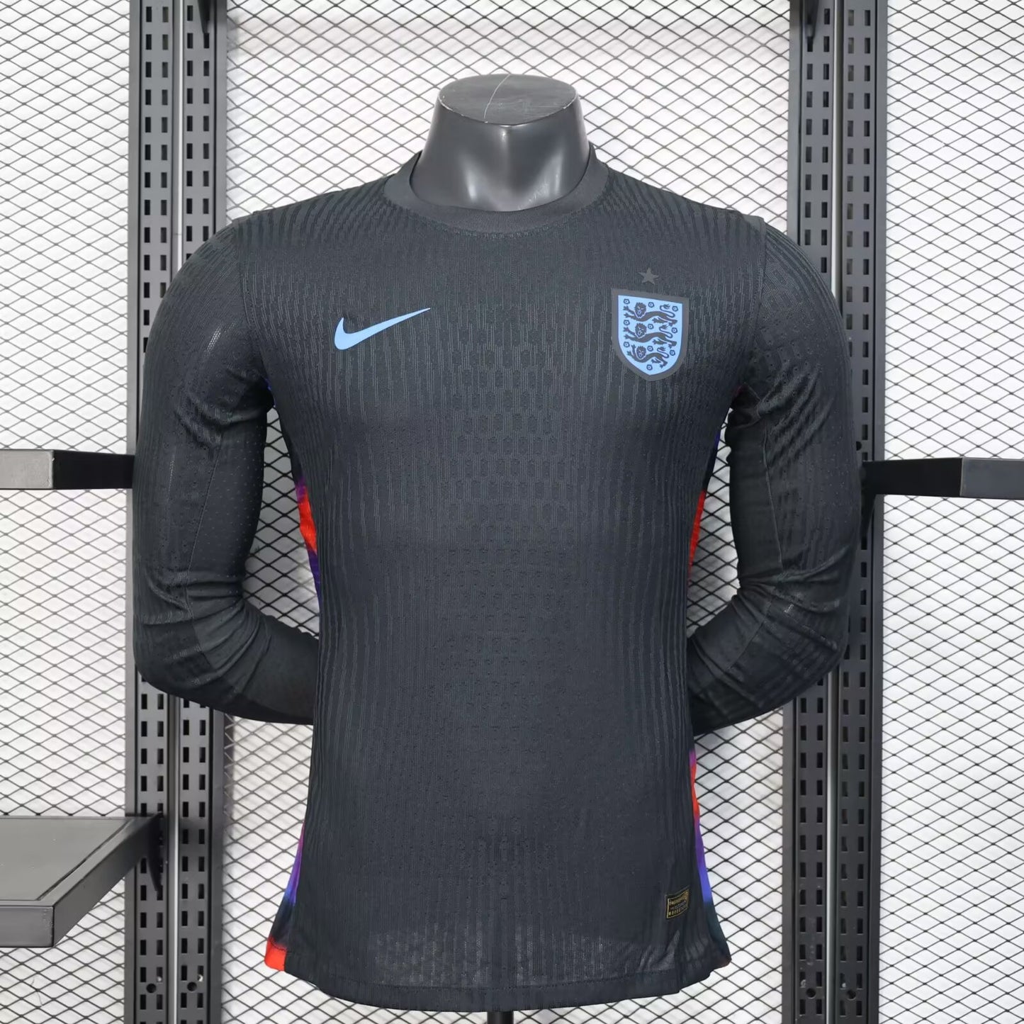 England 2025/2026 Away Long Sleeve Fan Version Football Jersey
