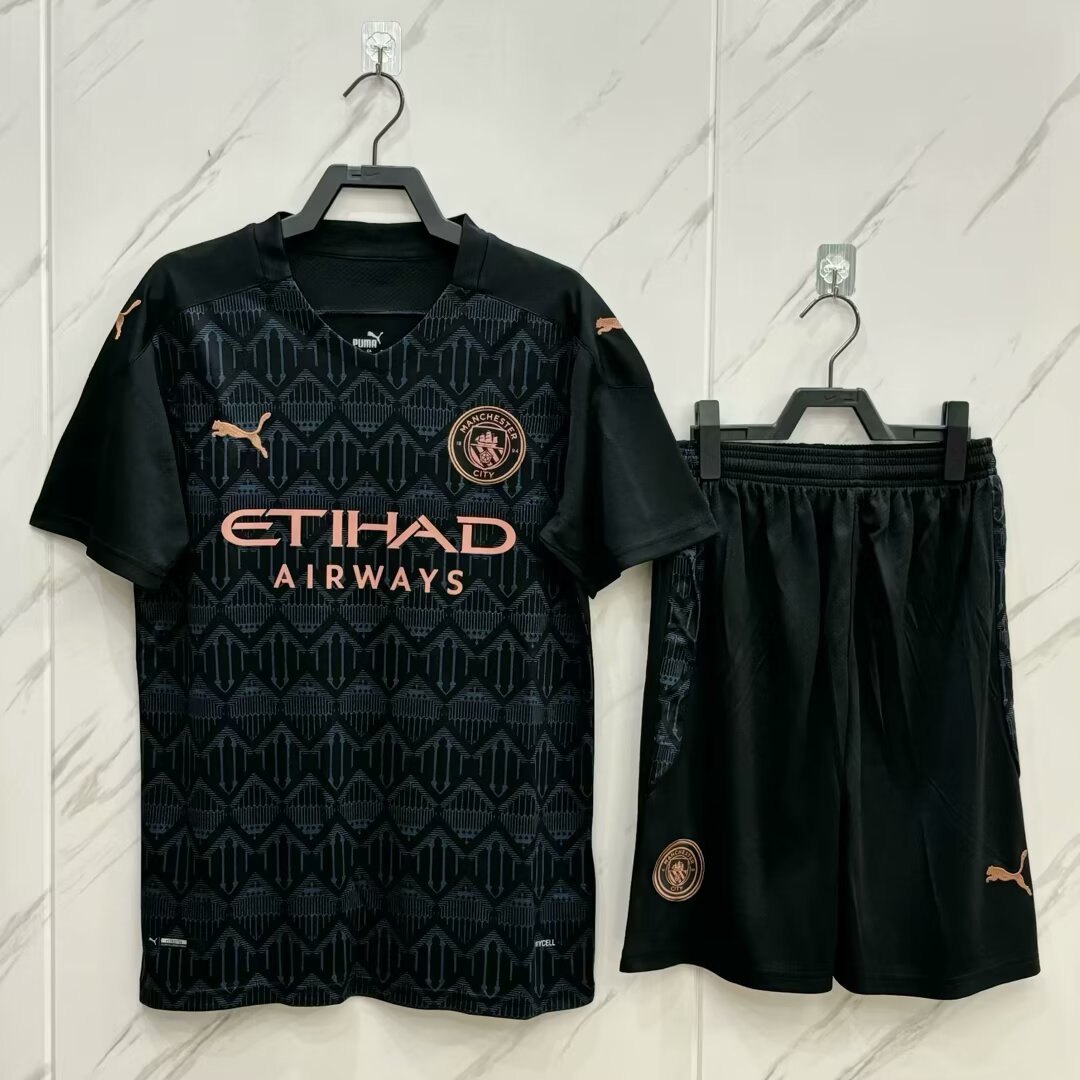 Manchester City 2020/2021 Away Fan Version Football Jersey