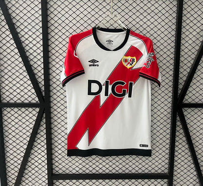 Rayo Vallecano 2025/2026 Home Fan Version Football Jersey