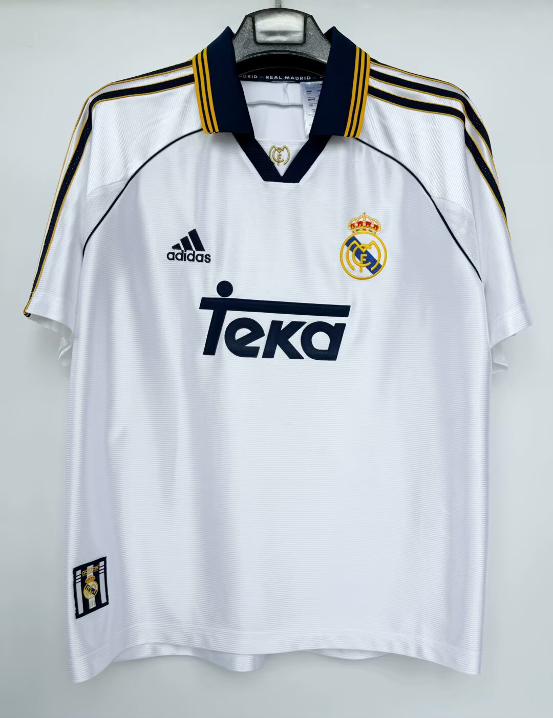 Retro real madrid 1999/2000 Home Football Jersey