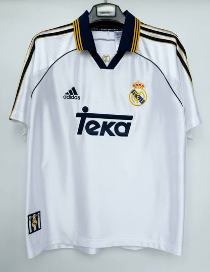 Retro real madrid 1999/2000 Home Football Jersey