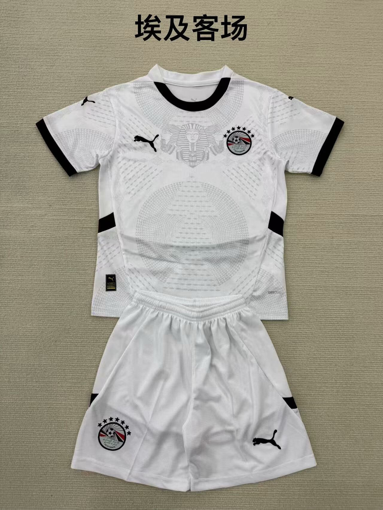 Egypt 2024/2025 Kids Away Fan Version Football Jersey