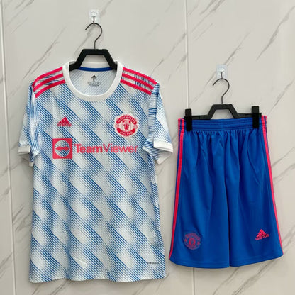 Retro Manchester United 2021/2022 Away Fan Version Football Jersey