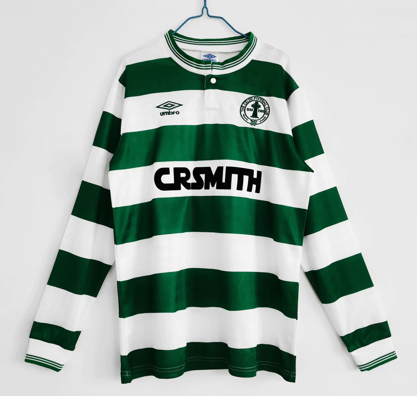 Retro Celtic 1987/1988 Home Long Sleeve Football Jersey