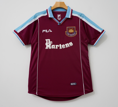 Retro West Ham United 1999/2001 Home Football Jersey