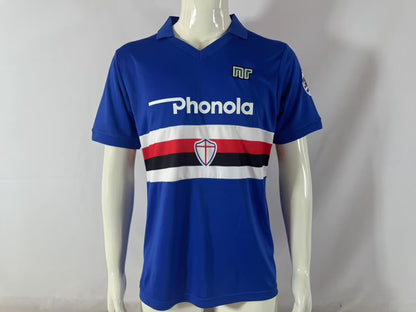 Retro Sampdoria 1984/1988 Fan Version Football Jersey