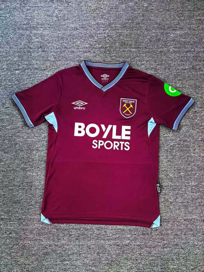 West Ham United 2025/2026 Home Fan Version Football Jersey