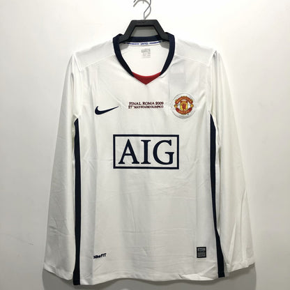 Retro Manchester united 2008/2009 Long Sleeve Football Jersey