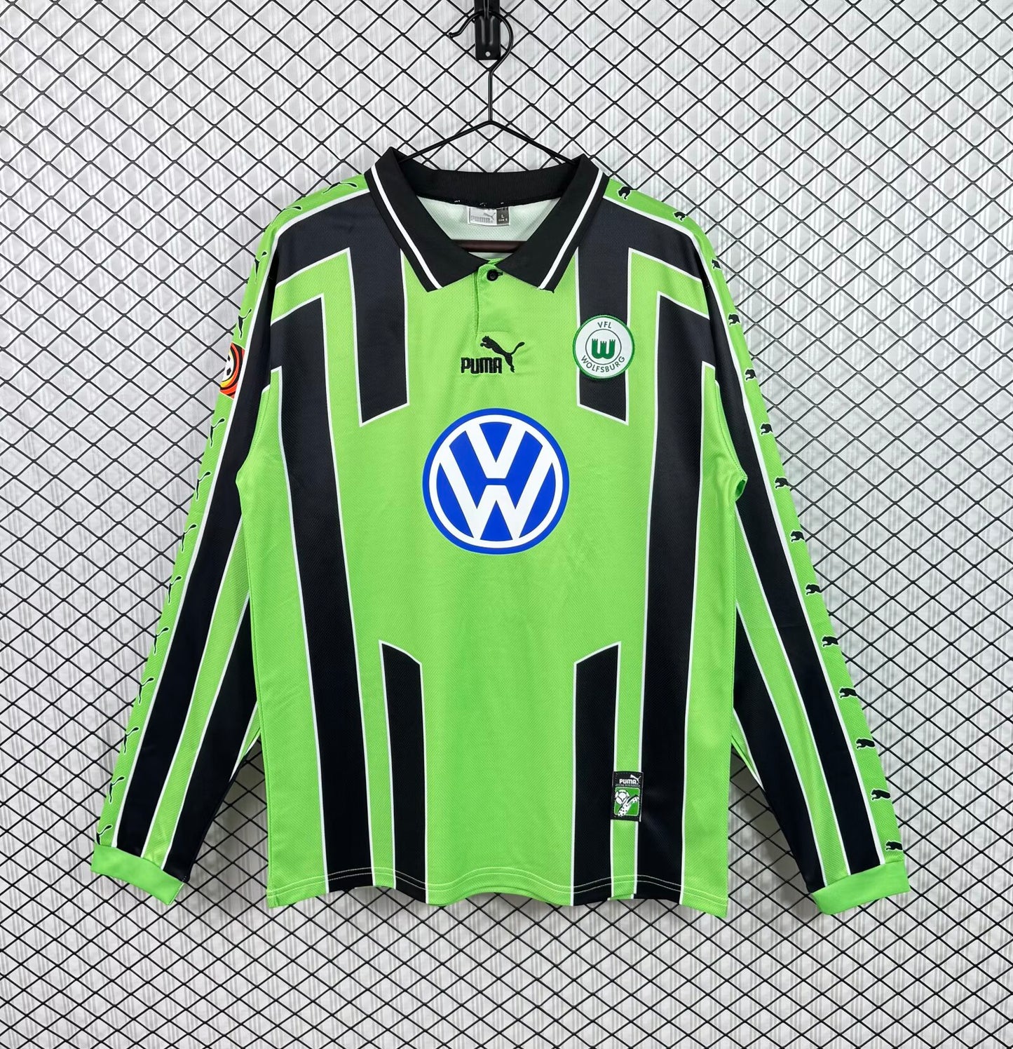 Retro Germany-Bundesliga 1999/2000 Away Long Sleeve Fan Version Football Jersey