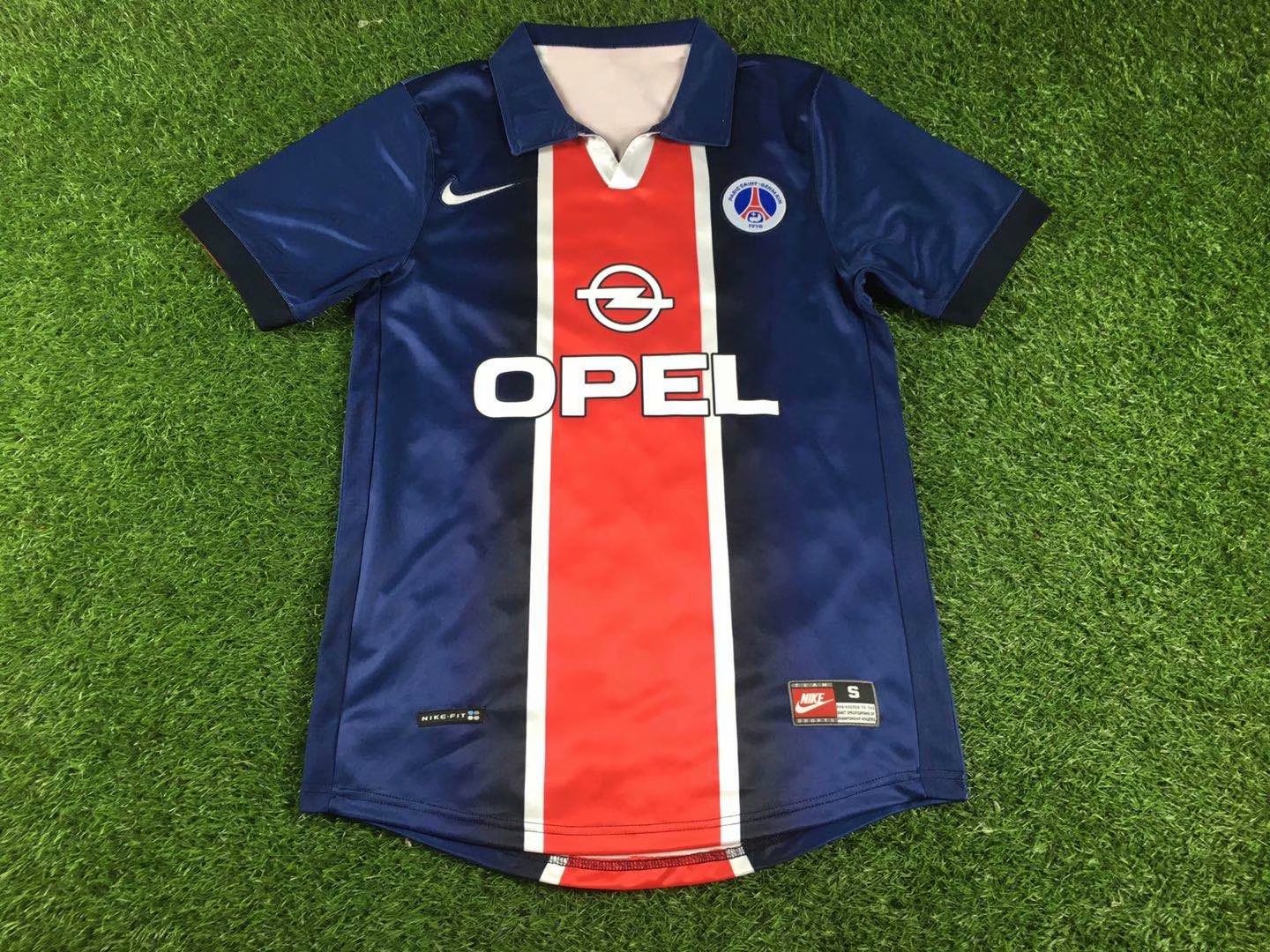 Retro PSG Paris 1998/1999 Home Fan Version Football Jersey
