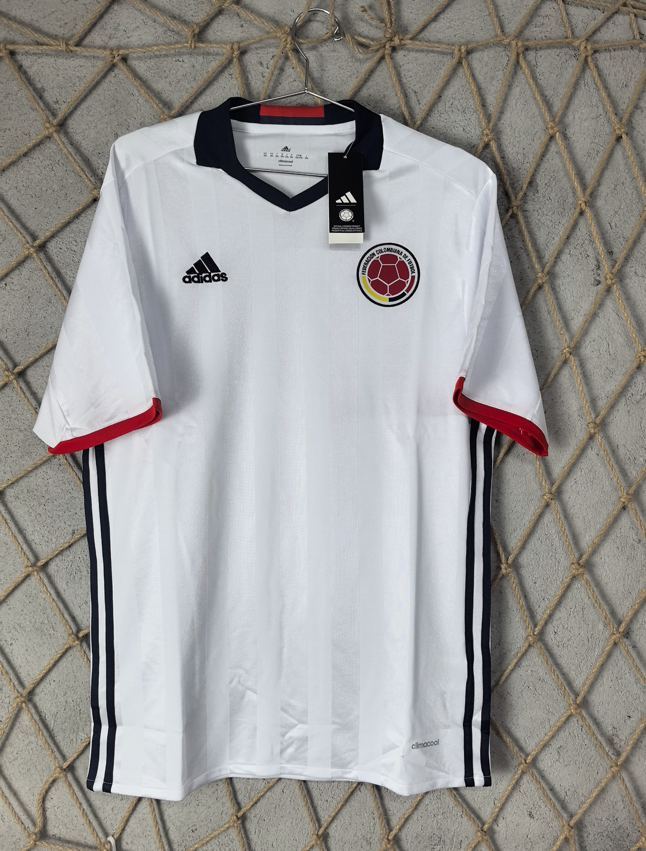 Retro Colombia 2016 Home Football Jersey