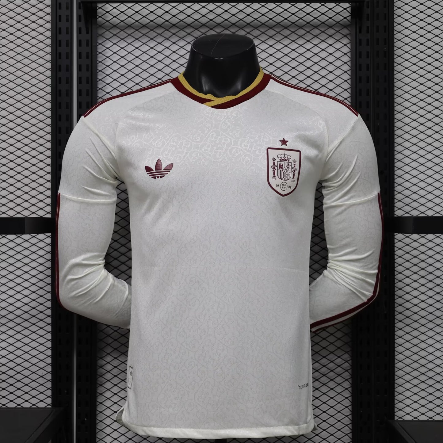 Spain 2026/2027 Away Long Sleeve Player Version Football Jersey