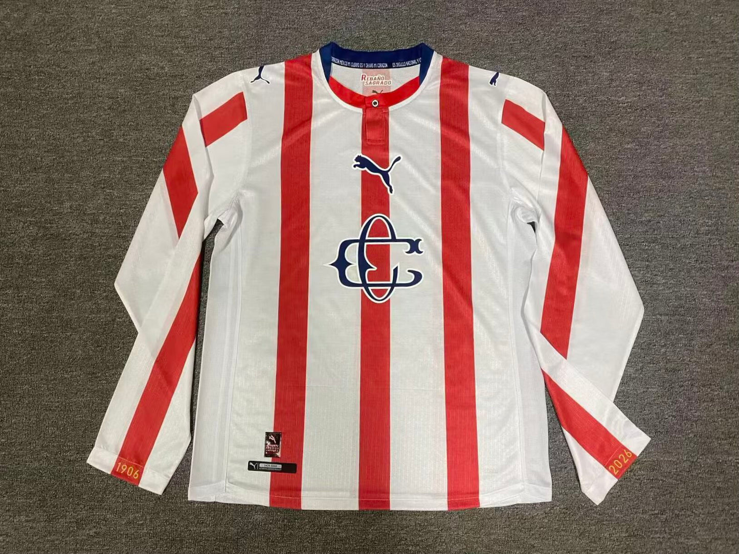 Retro chivas 2026/2027 Home Long Sleeve Football Jersey