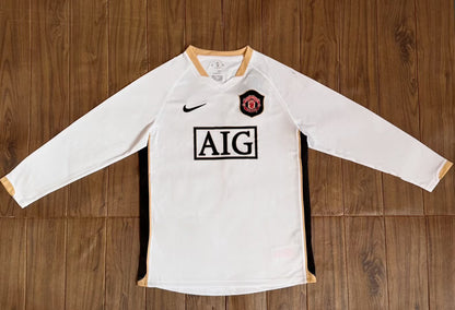 Retro Manchester united 2006/2007 Away Long Sleeve Football Jersey