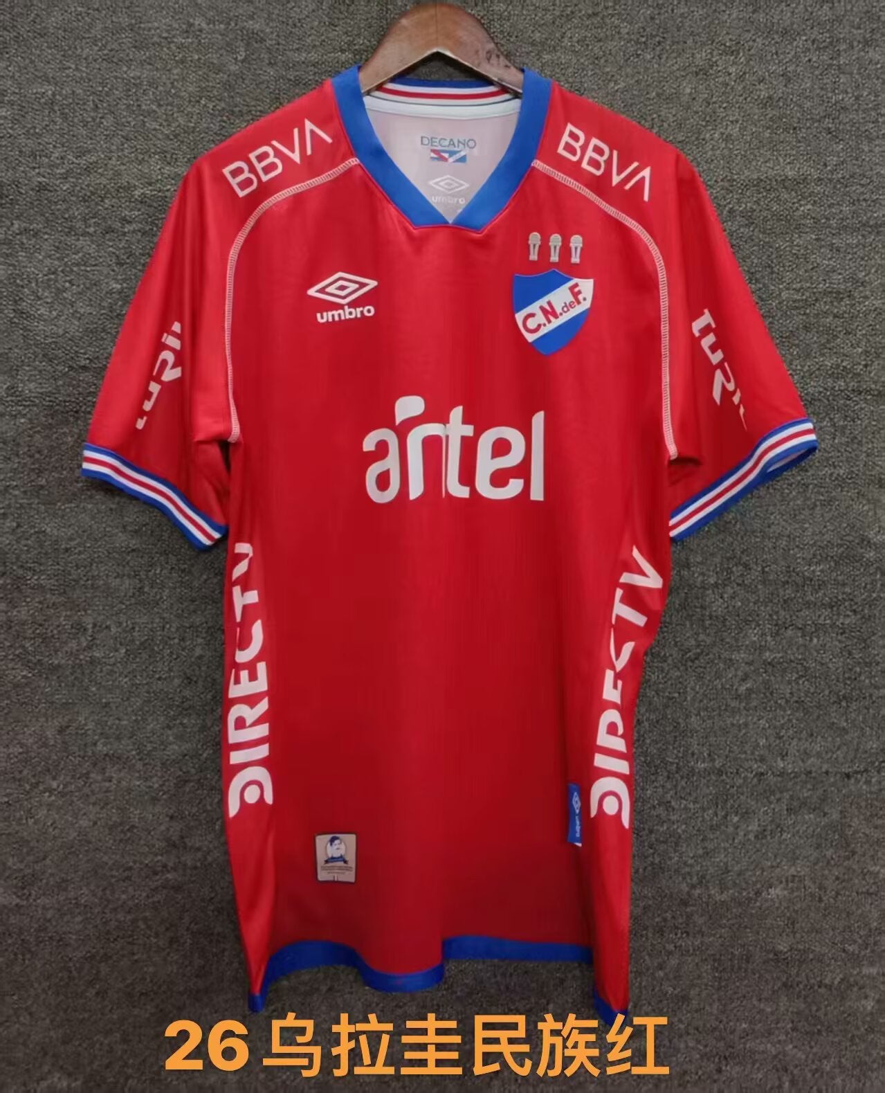 Nacional de Football Montevideo Club 2025/2026 Home Fan Version Football Jersey