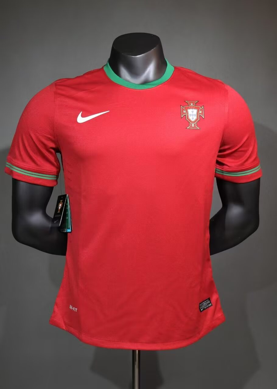 Retro Portugal 2012 Home Player Version Football Jersey