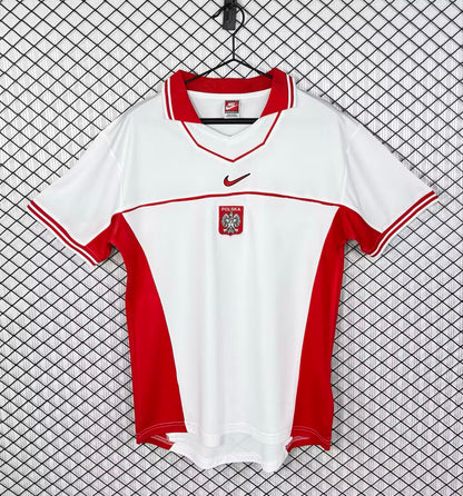 Retro Poland 1997 Home Fan Version Football Jersey