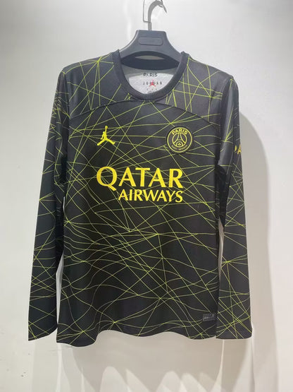 PSG Paris 2022/2023 Away Long Sleeve Fan Version Football Jersey