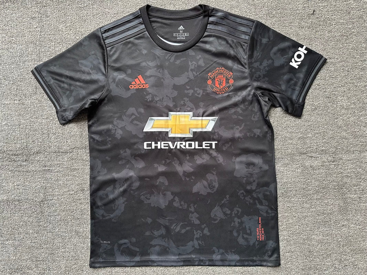 Retro Manchester united 2019/2020 Third Away Fan Version Football Jersey