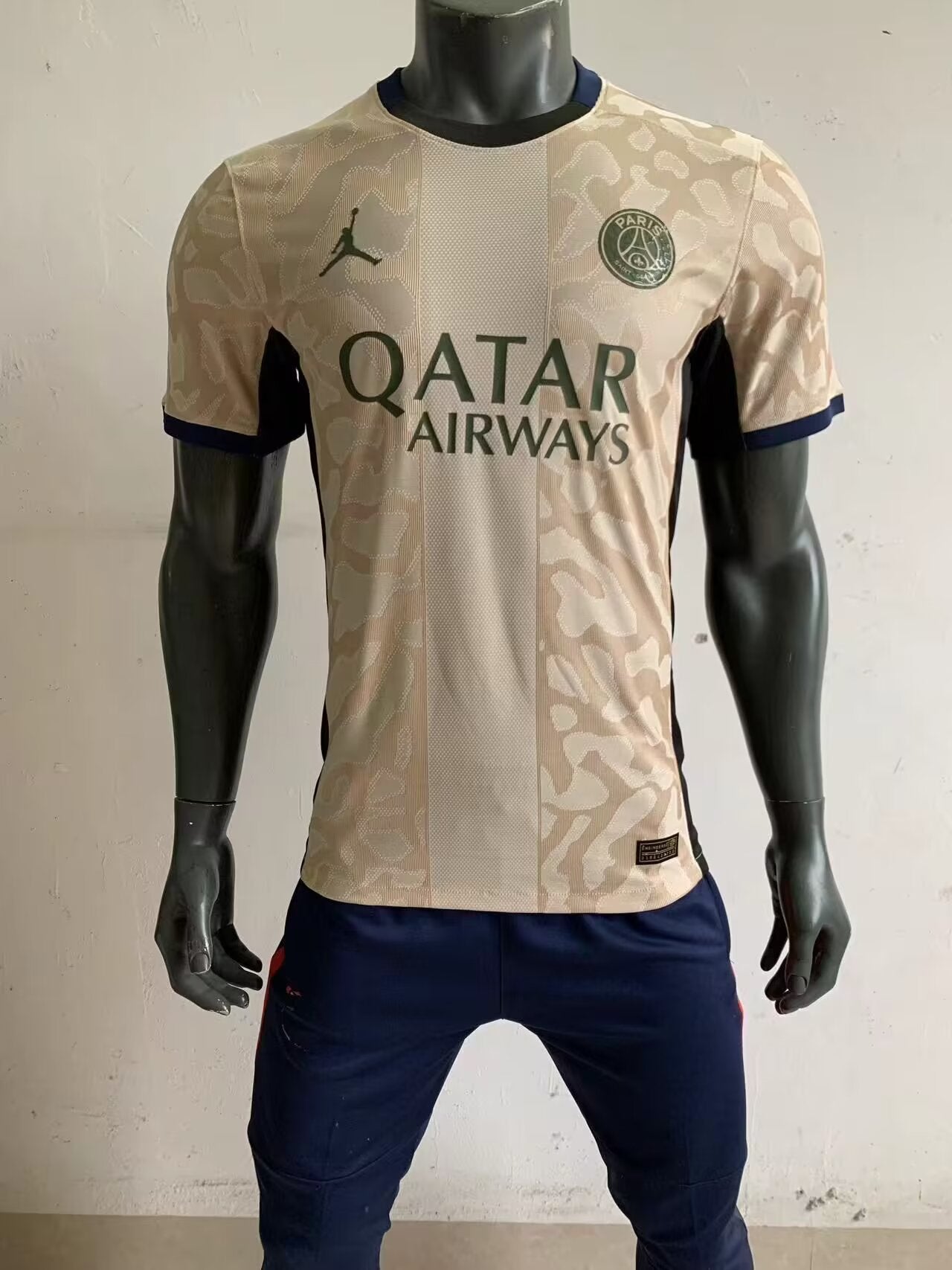 PSG Paris 2023/2024 Away Player Version Football Jersey