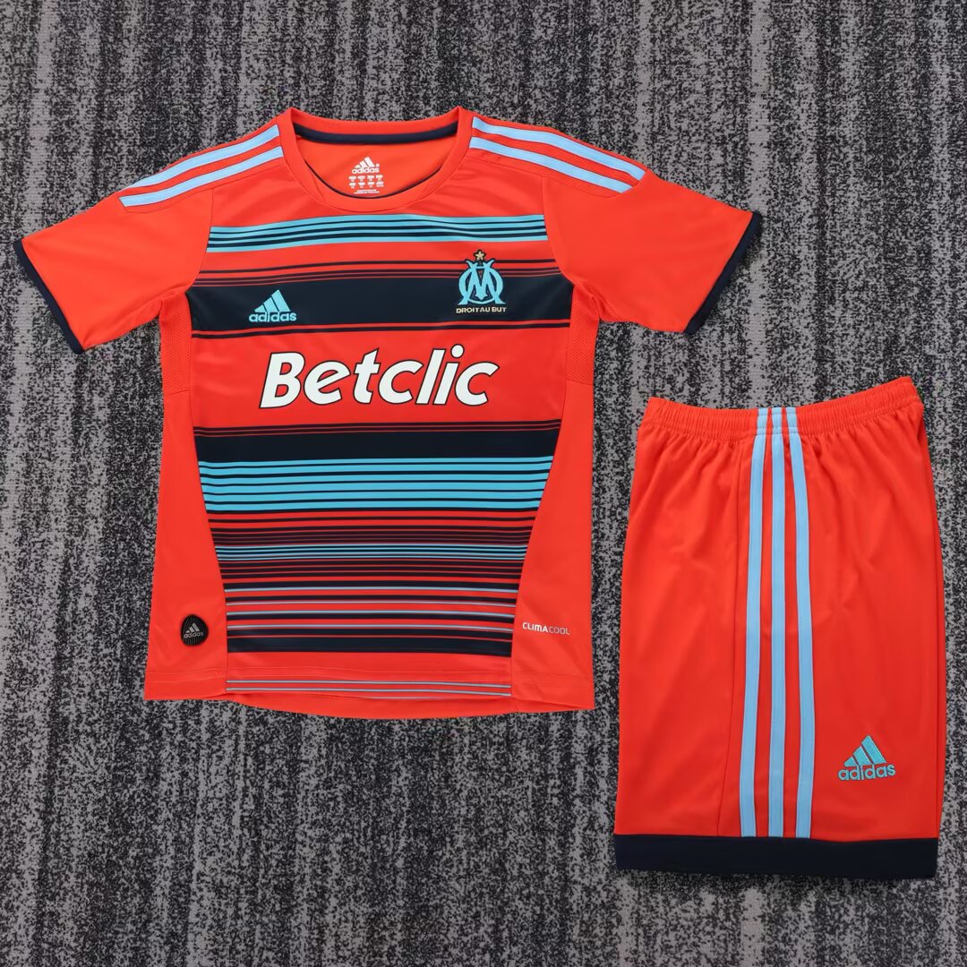 Retro Marseilles 2002/2003 Kids Away Football Jersey