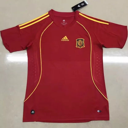 Retro Spain 2008 Home Football Jersey