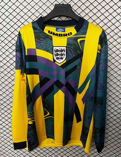 Retro England 1995 Goalkeeper Football Jersey