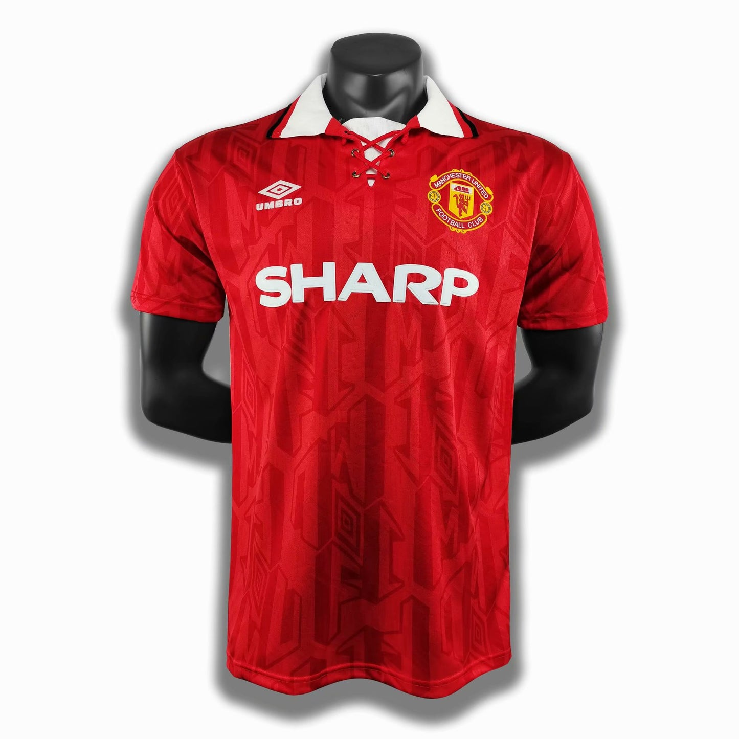 Retro Manchester united 1992 Home Football Jersey