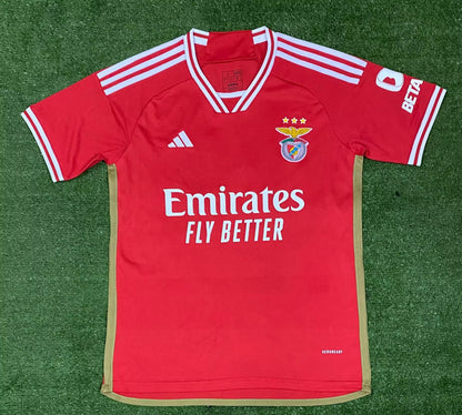 SL Benfica 2023/2024 Home Fan Version Football Jersey