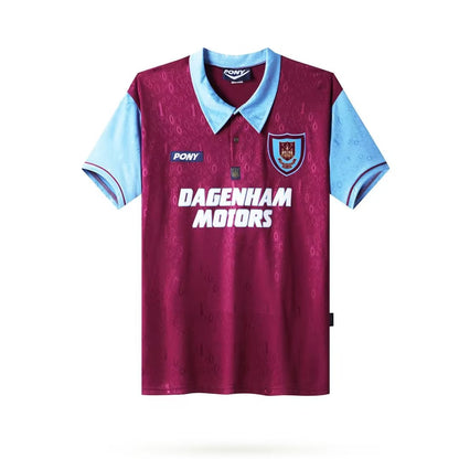 Retro West Ham United 1995/1997 Home Football Jersey