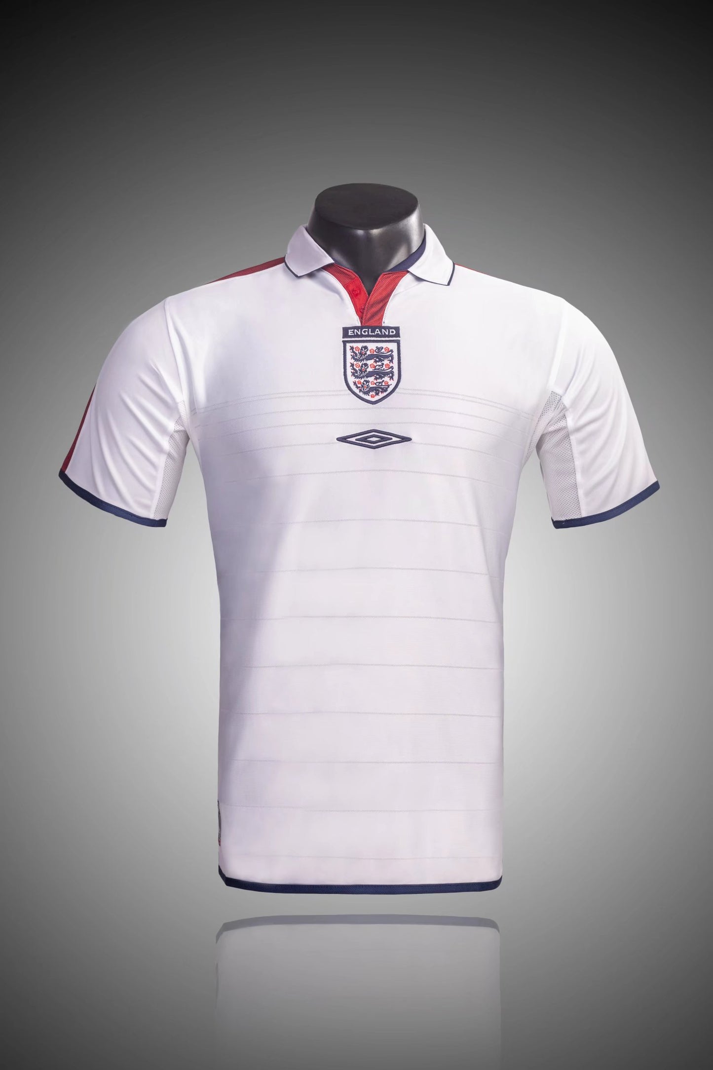 Retro England 2004 Home Fan Version Football Jersey